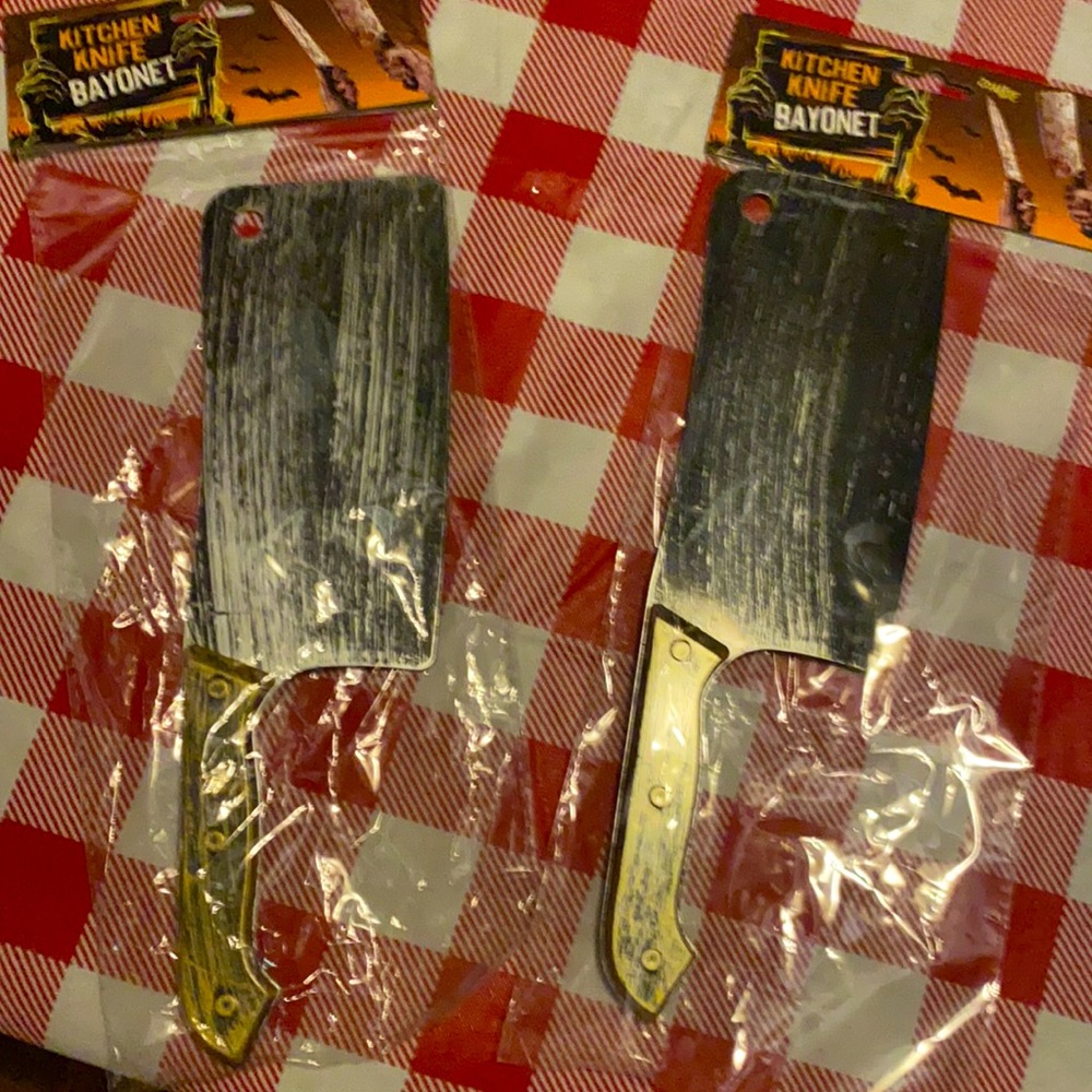 ✅🛍️ 4/$16 Shop Halloween Toy kitchen knife 2 pk